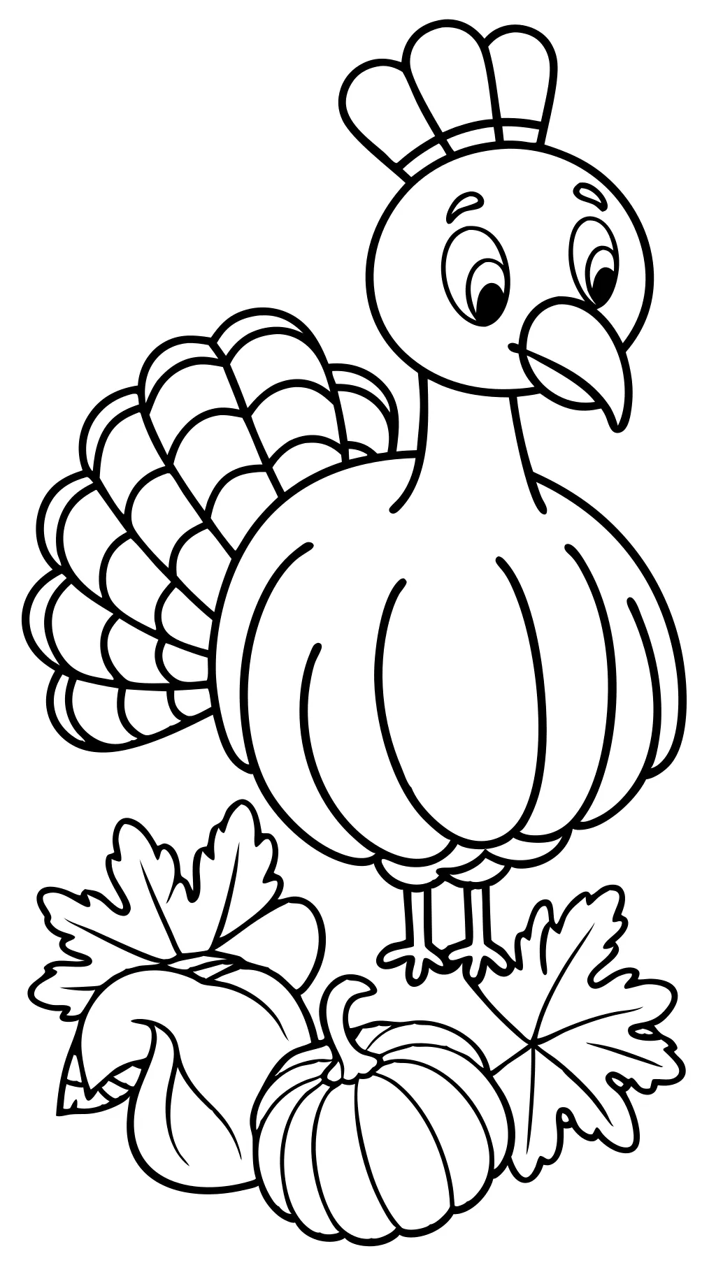 turkey color pages printable